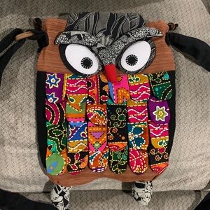 Boho owl bag